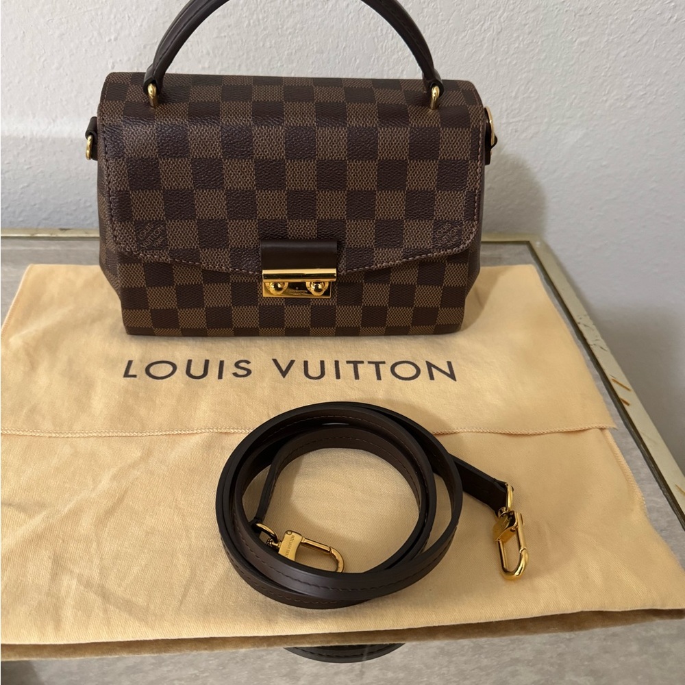 Louis Vuitton Brown Damier Ebene Shoulder Bag